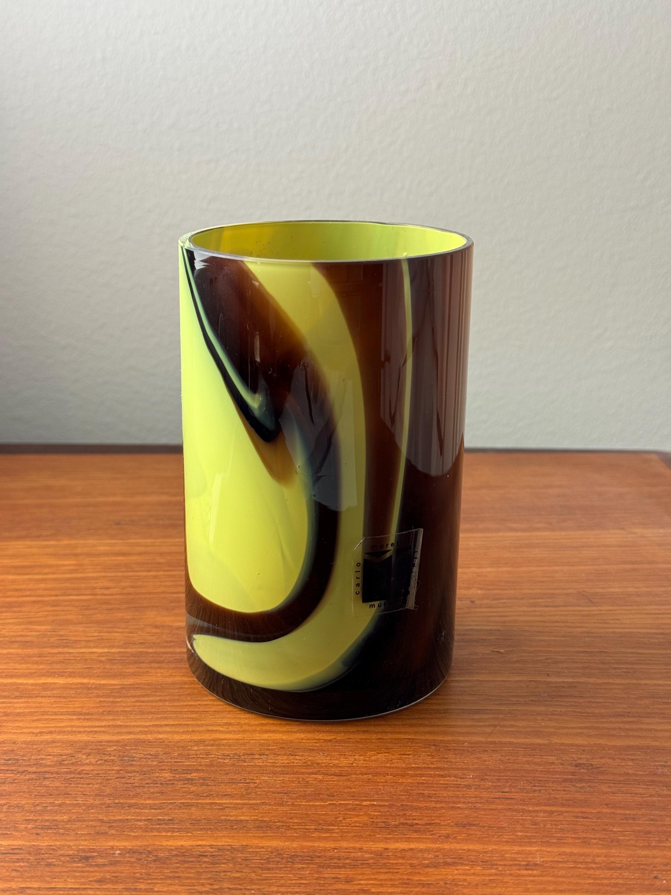Collectable vintage- Very Beautiful Hand blown Murano art glass from CARLO MORETTI, 1960s Made in Italy