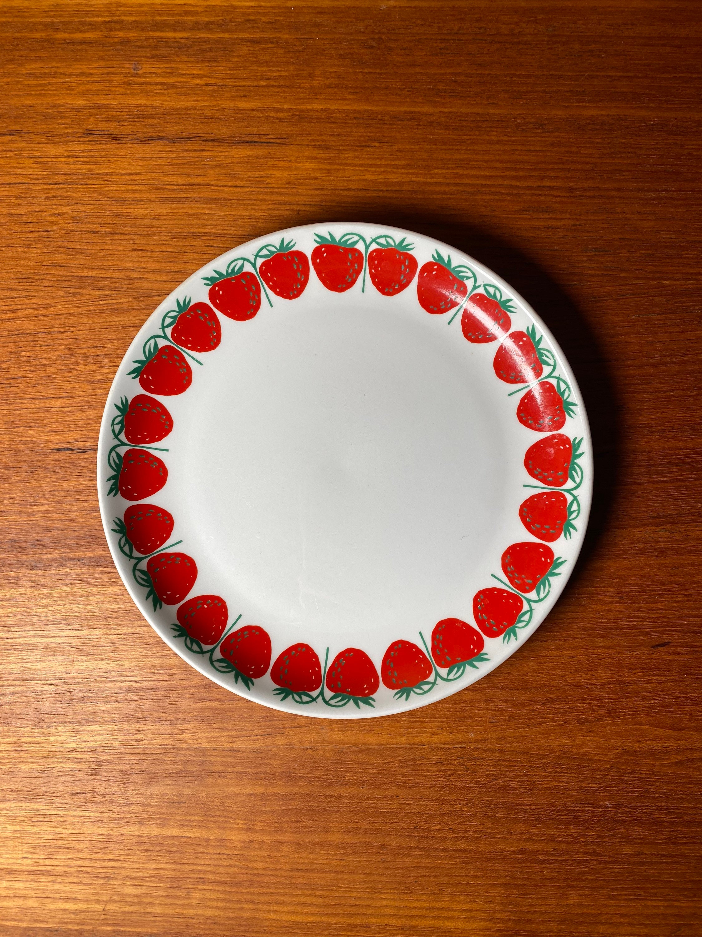 Rare Vintage Arabia Finland Ceramic Plate Named 