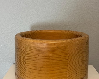 ヴィンテージ Aarikka フィンランド木製自立型鳥キャンドル ホルダー