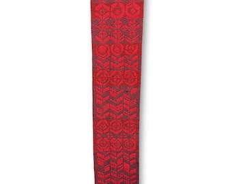 Doppelt gewebter / Geschichtenerzählender und fröhlicher Vintage finnischer Wollteppich (Täkänä), handgefertigt in Finnland in den 1960er Jahren