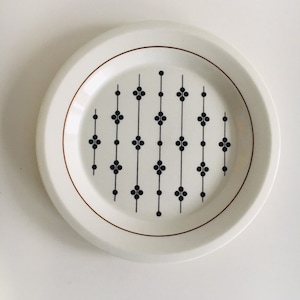 Vintage Arabia Finland plate named &quot;Kartano&quot; by Esteri Tomula,1970s