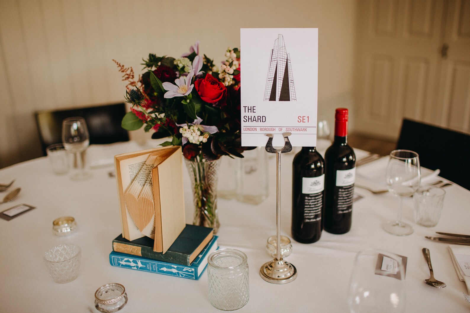 Wedding table names // Handmade wedding table decor // Etsy