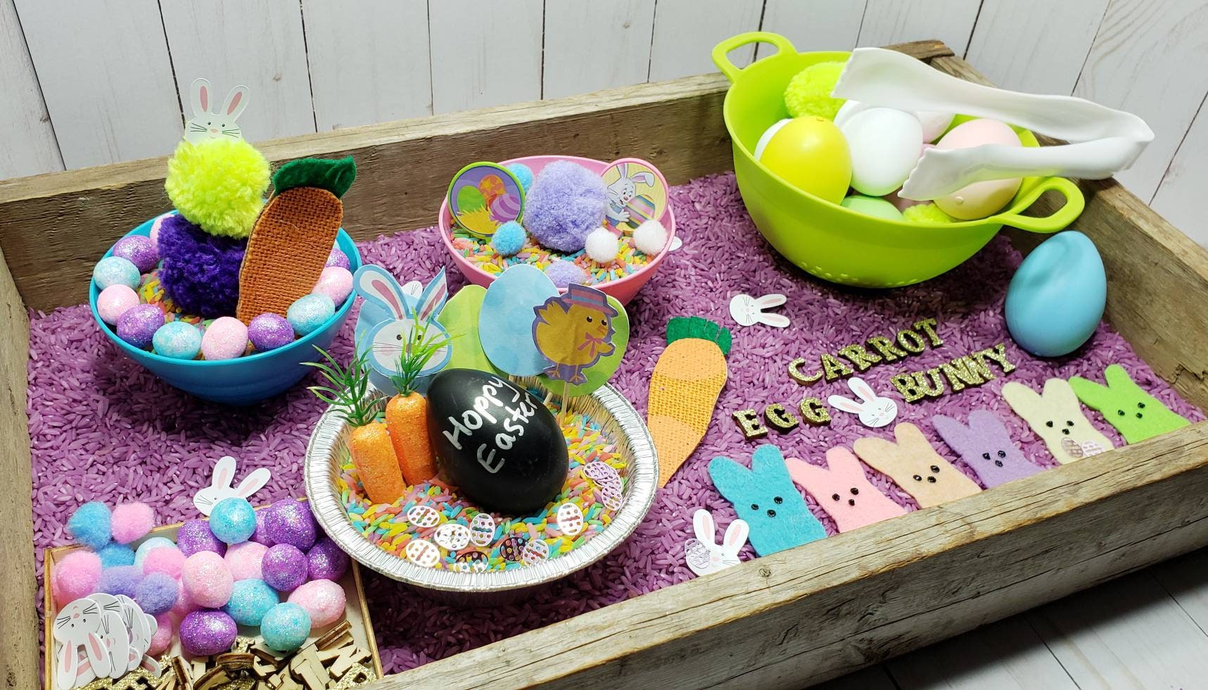 Easte Baking Sensory Bin Baking Sensory Bin Preschool Baking Baking Sensory  Montessori Spring Tuff Tray Literacy Easter -  Canada