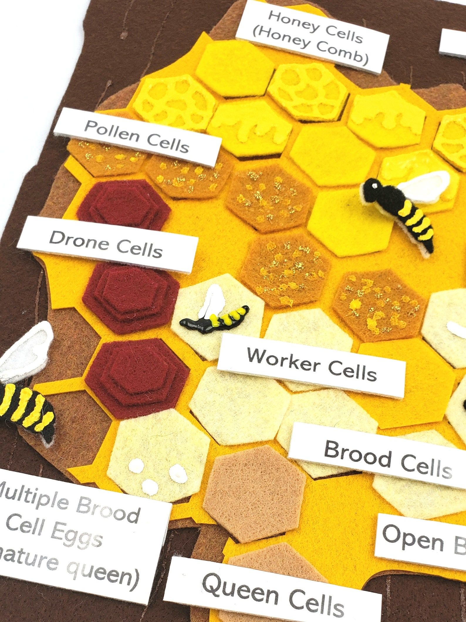 Beehive Felt Board Set Beehive Felt Board Honey Bee Felt Etsy