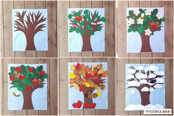 置物 COMPANY Tree of Seasons 置物 COMPANY Tree of Seasons Four Seasons Trees Wooden Play Set