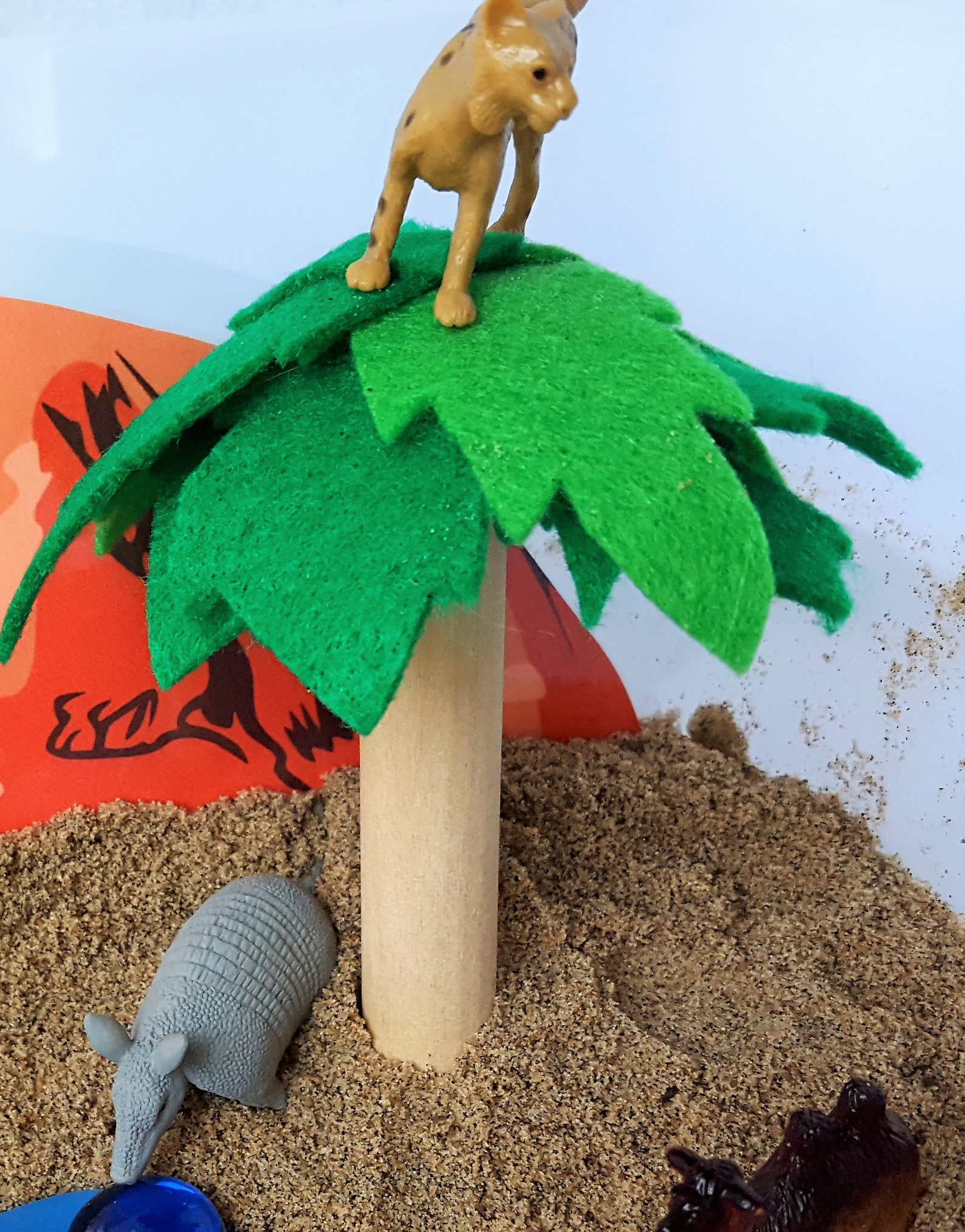 Desert Sensory Bin Desert Habitat Oasis Sensory Bin Oasis Etsy