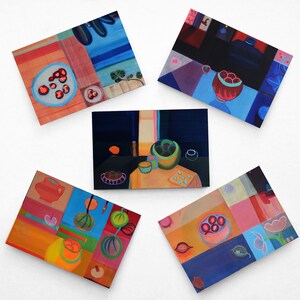 Abstract Art Greetings Cards Pack of Five