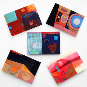 Abstract Art Greetings Cards Pack of Five