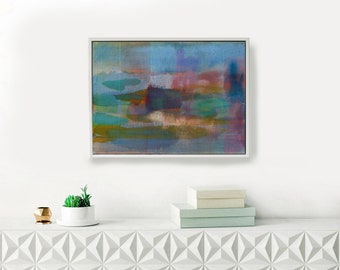 Original Abstract Painting, Stormy Seascape Painting, Gift For Her