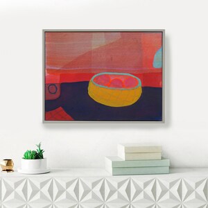 Original Painting Still Life, Gift For Her 'The Yellow Bowl' image 1