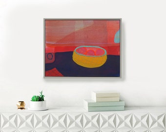 Original Painting Still Life, Gift For Her 'The Yellow Bowl'