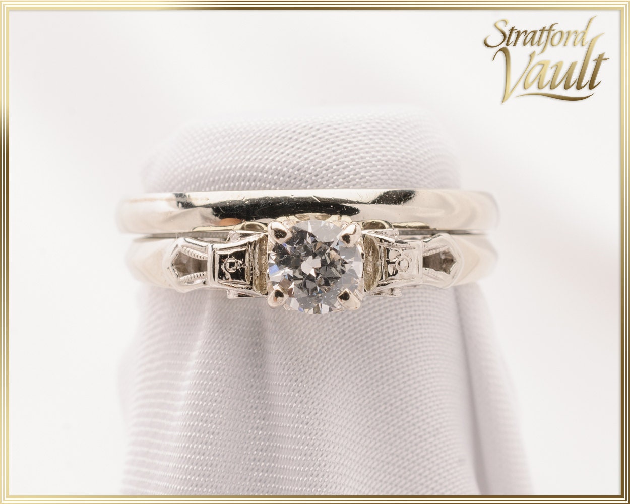 Three-Stone Diamond Engagement Ring with Sapphire | Birks Blue