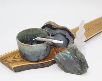 Ashtray, Blue Drip joint bowl, pot pot, joint ashtray