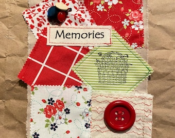 Spring Journal Topper # 1  / journal cover / junk journal topper / book topper / journal pocket