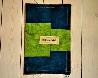 Make  a wish Journal Topper   / journal cover / junk journal topper / book topper / journal pocket