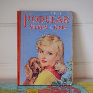 Vintage book popular stories for girls Birn Brothers LTD 1950s