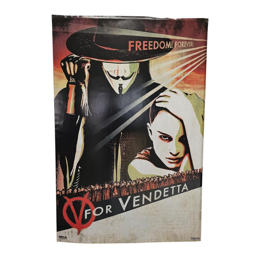 ヴィンテージ オリジナル V フォー ヴェンデッタ ポスター NECA (S06