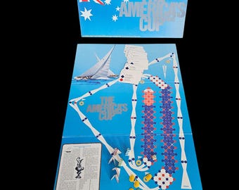 The Americas Cup Game Australia II 1983 Vintage Australian Board Game Complete