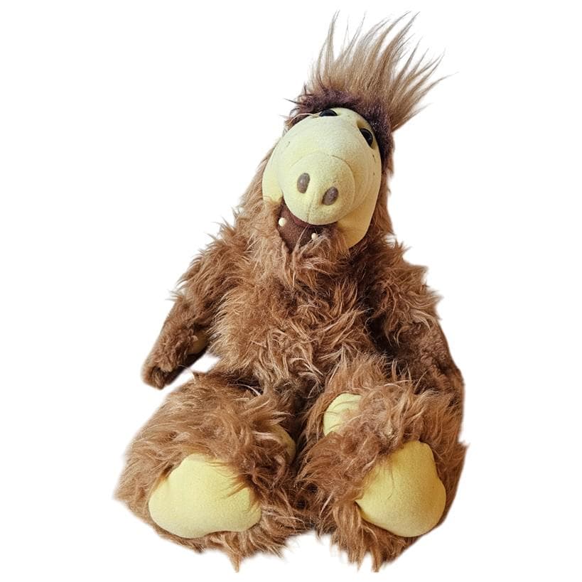 ヴィンテージ 1986年製 ALF ぬいぐるみ 茶色 毛むくじゃら エイリアン