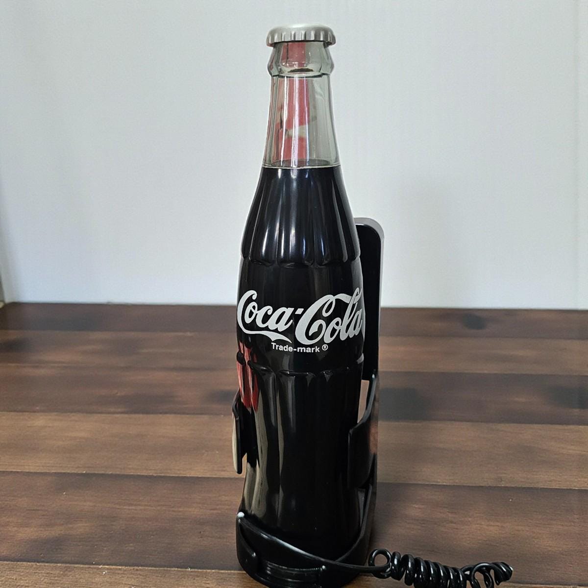 Vintage 1983 Coca Cola Bottle Phone Model 5000 Boxed Novelty
