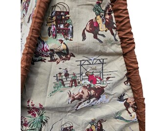 Vintage Cath Kidston Western Cowboy Design Children's Tent Teepee