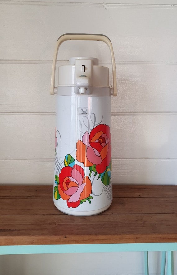 Vintage Zojirushi Vacuum thermos retro large size 39 cm H Etsy
