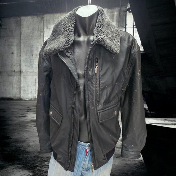 Bomberjacke H Und M Versace Jacke Vintage Schwarze 