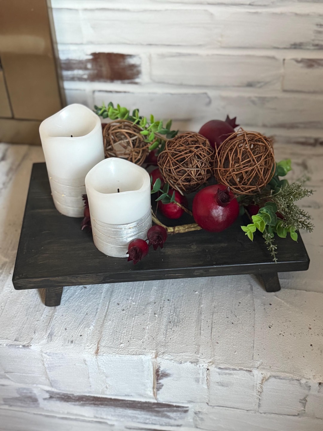 Rustic Wood Display Riser Rustic Wooden Display Riser L Handcrafted Pine Wood Stand - Etsy