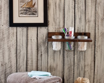Hanging 3 Mason Jar Holder with FREE Hanging Hardware! (Jars NOT Included)