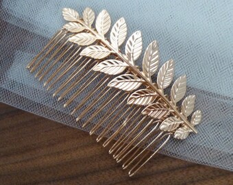 Laurel Leaf Headpiece Grecian Head Piece Rose Gold Hairpiece Hair Piece Greek Goddess Bride Bridesmaid Accessories Weddings Autumn Fall Gift