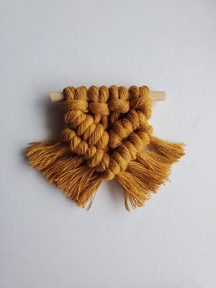 Dollhouse Macrame Miniature Macrame Dollhouse Wall Hanging Etsy