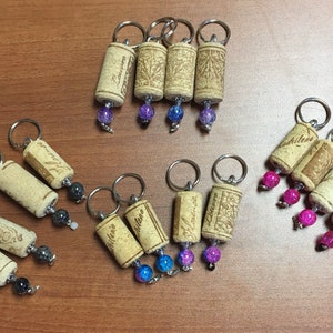 Wine Cork Keychain