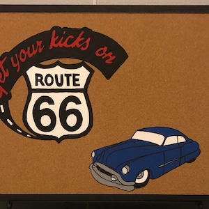Hand painted Cork board
