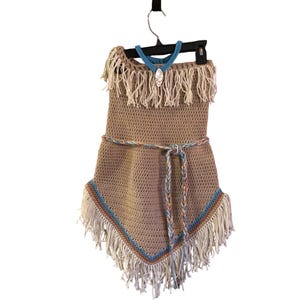 Pocahontas inspired crocheted costume