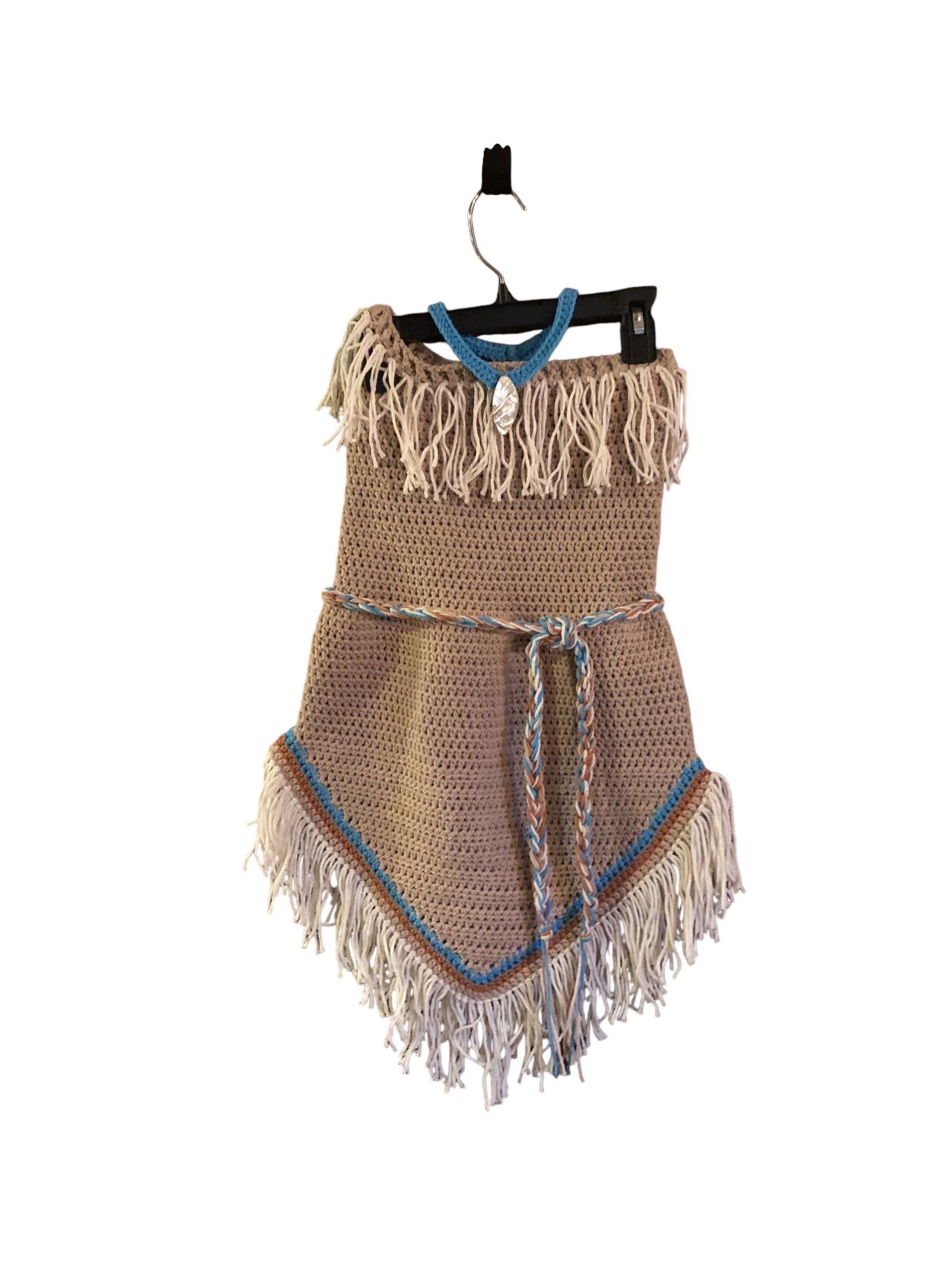 crochet pocahontas dress Pocahontas Inspired Crocheted Costume