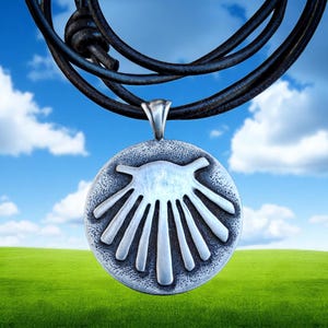 Camino de Santiago Handmade Sterling Silver Camino Shell Necklace Camino Jewelry