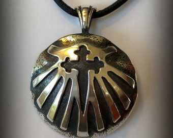 Camino de Santiago Cross of St. James Silver Shell and Cross Pendant Camino Jewelry