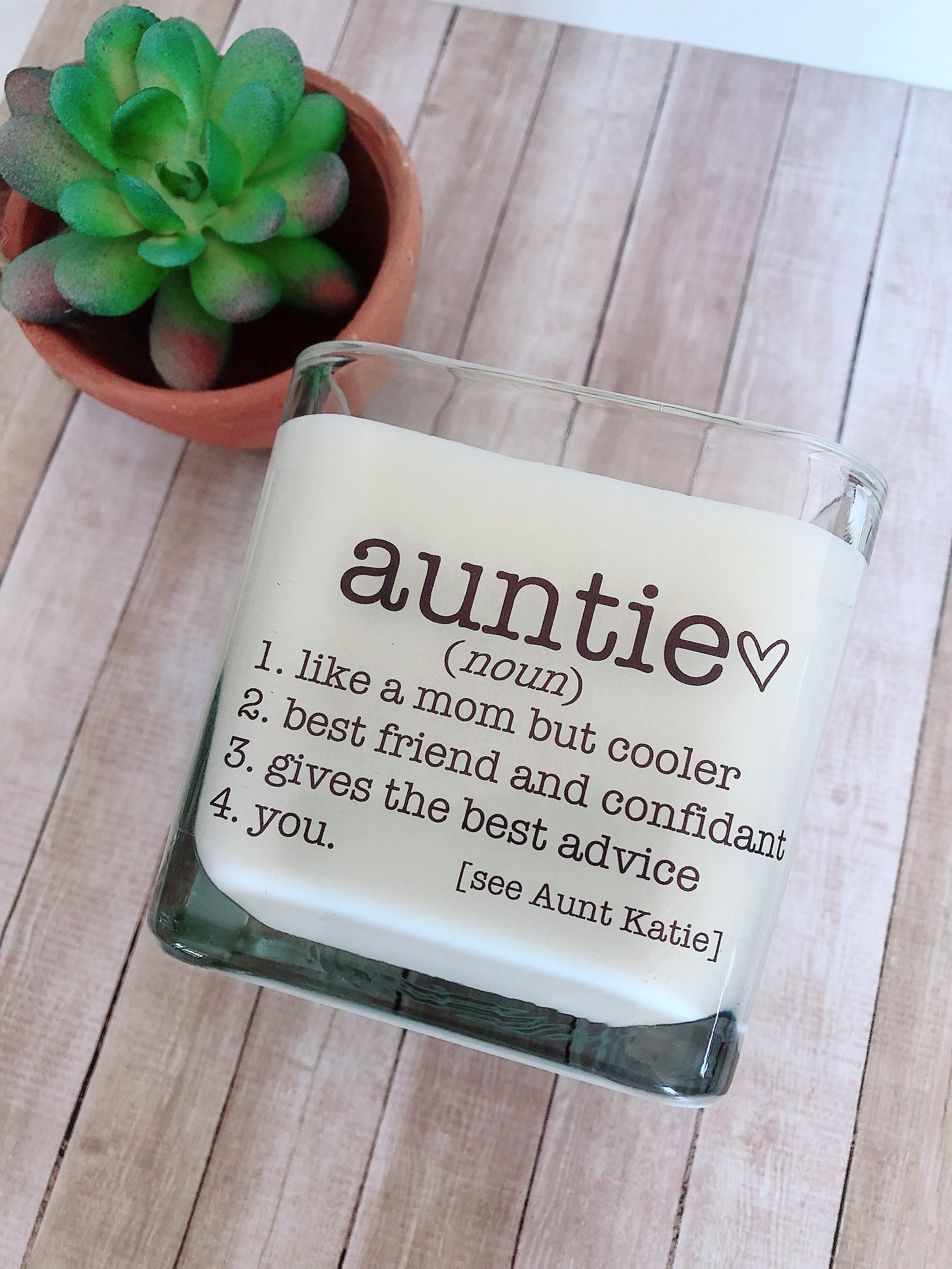 NEW Auntie Candle Gift Aunt Mother's Day Aunt Wedding Etsy