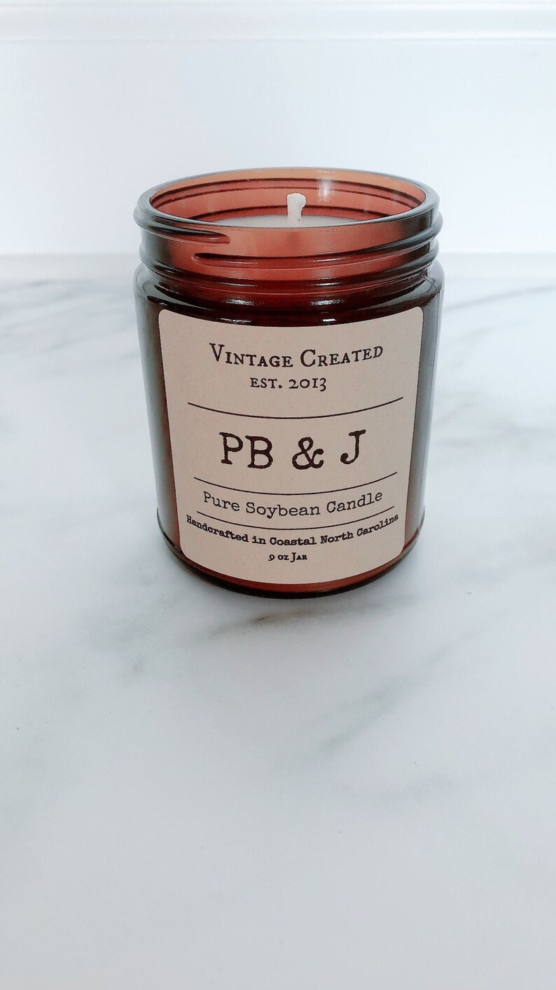 NEW PB&J Soy CandlePeanut Butter and Jelly CandleFree Etsy