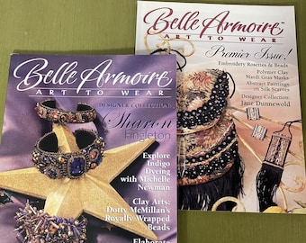Belle Armoire Art to Wear Magazines: Spring 2001 & Nov 2005