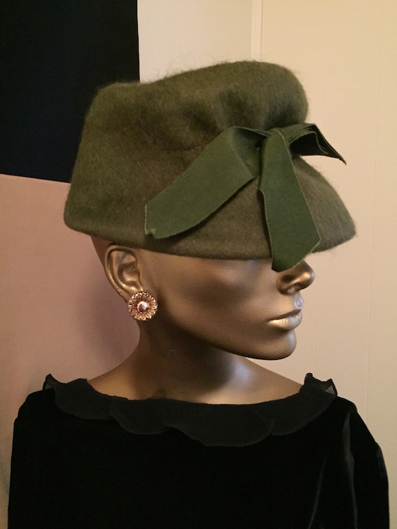 Vintage 1950s Mohair Hat