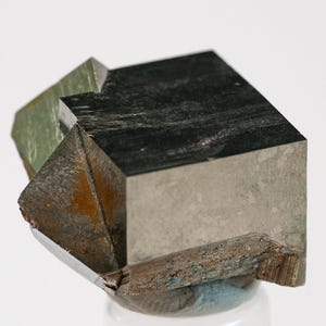 Pyrite, Cubic Crystal Group, Navajun, Spain