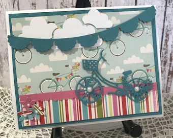 Bicycle - Handmade Card