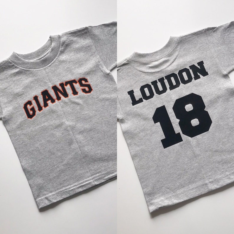 san francisco giants kids shirts