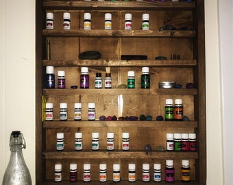 Essential Oil Wood Shelf//Essential Oil Storage//Bathroom Shelf//Hanging Shelf//Essential Oil Rack//Essential Oil Organizer//