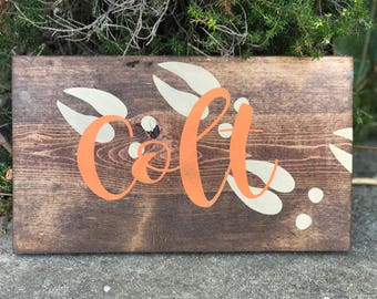 Woodland Nursery Sign//Rustic Nursery//Woodland Nursery//Custom Nursery Decor//Deer Decor//Baby Boy Nursery//Hunting Nursery//Deer