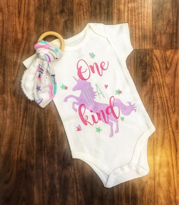 unicorn bodysuit baby