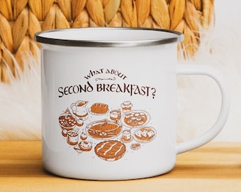 What About Second Breakfast | Literature Gift | Gift for Book Lover | Literary Mug