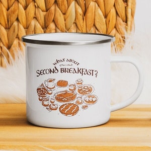 What About Second Breakfast | Literature Gift | Gift for Book Lover | Literary Mug