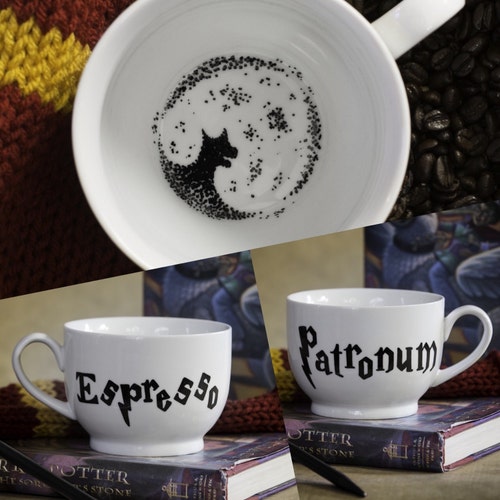 Harry Potter Espresso Patronum Mug: Grim Edition